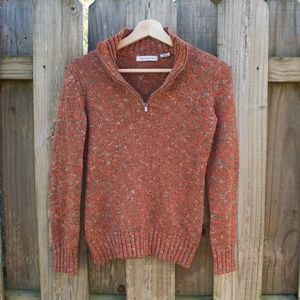 Vintage Liz Claiborne Quarter Zip Sweater SM